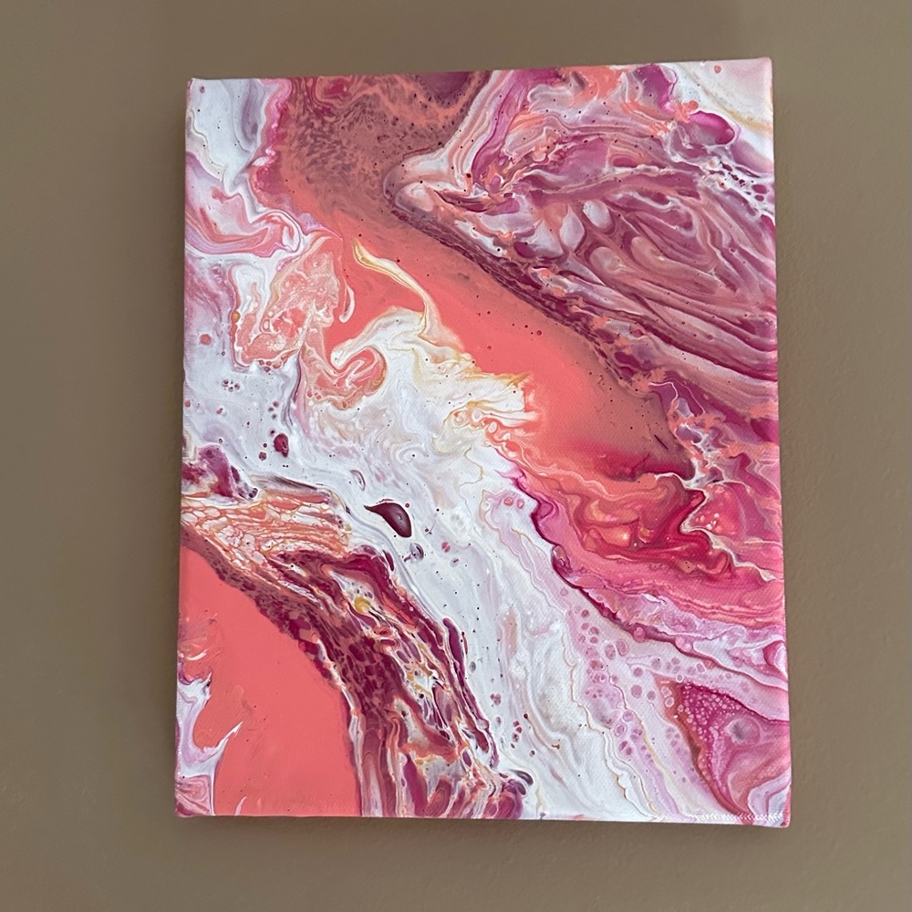 8x10 pour painting I made. Will take requests. Just send a message or comment.